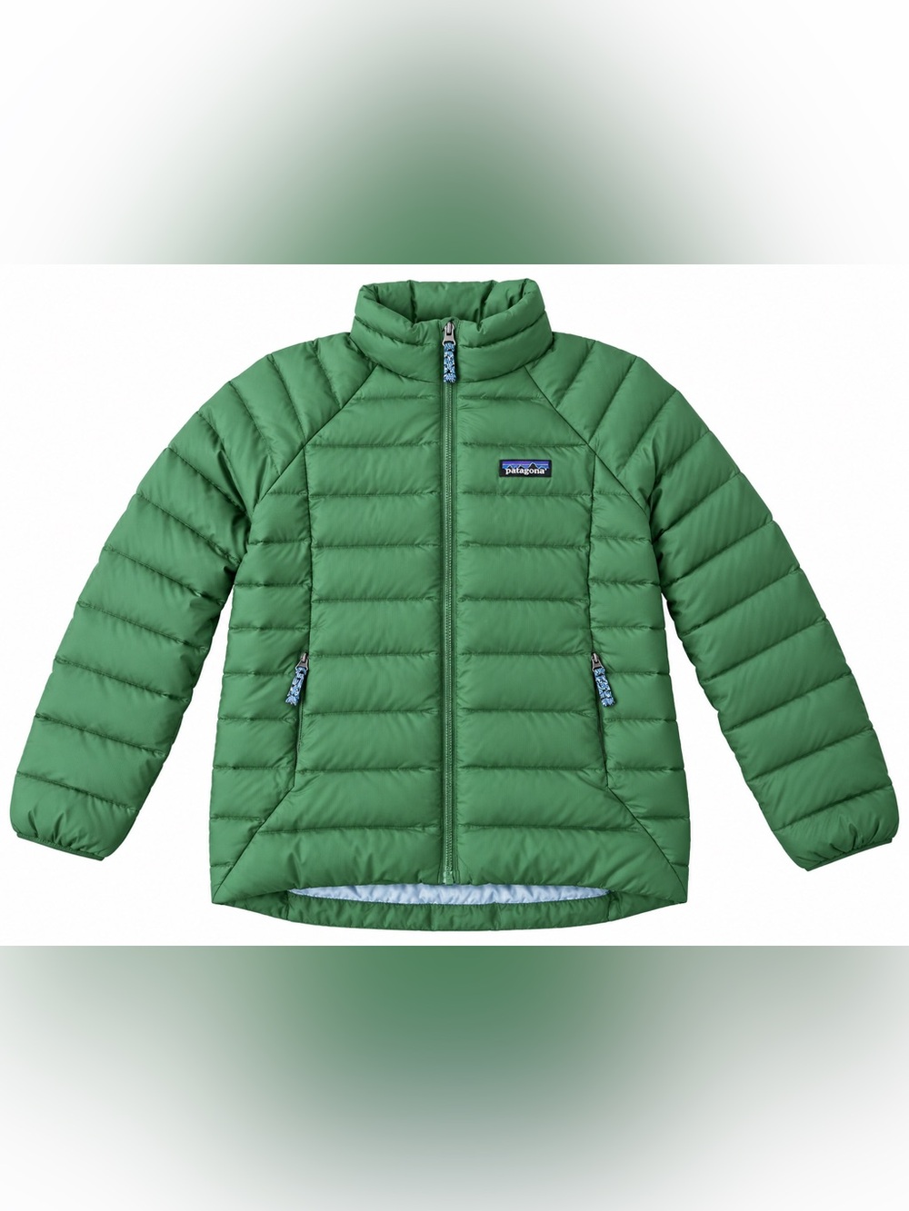 Patagonia Kids Down Sweater Jacket Green Puffer Size Small 7-8